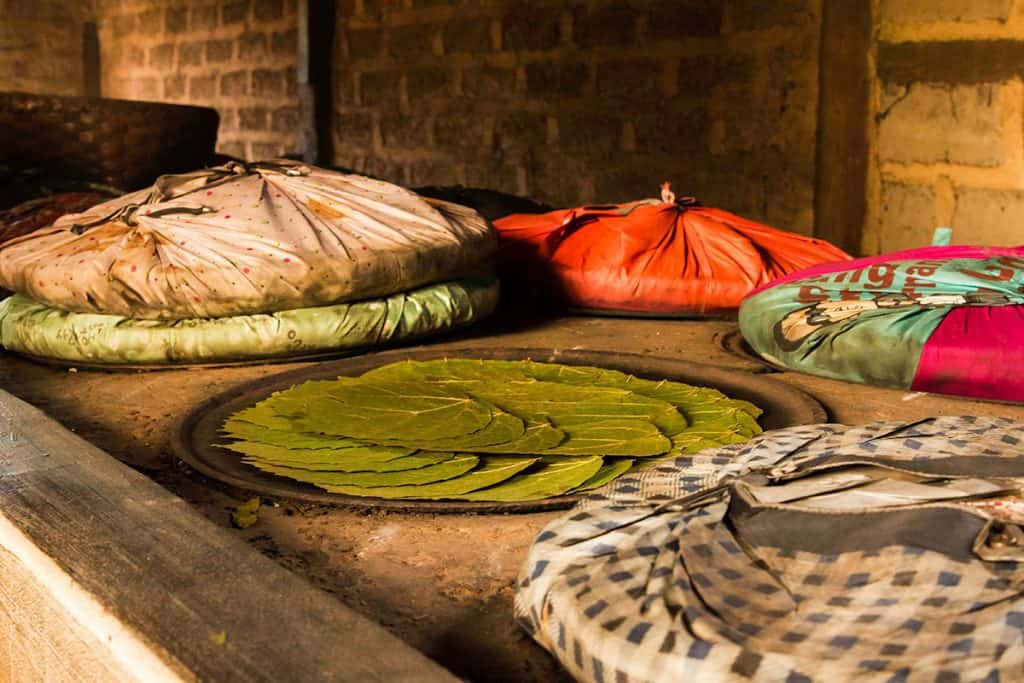 cigar leaves factory in Myanmar Pindaya