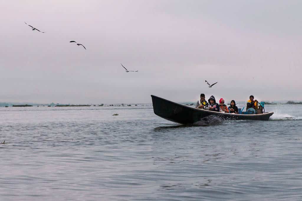 boat ride in inle lake myanmar burma