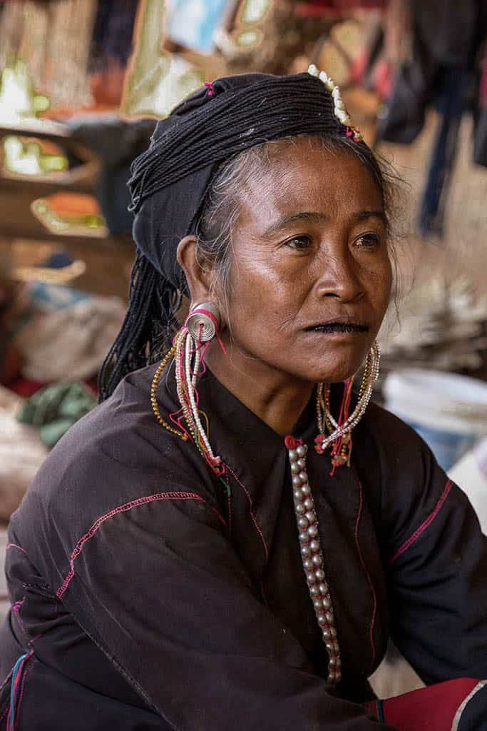 beautiful woman in Kengtung Myanmar