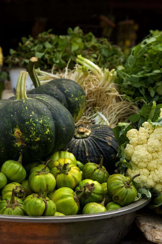 green vegetables