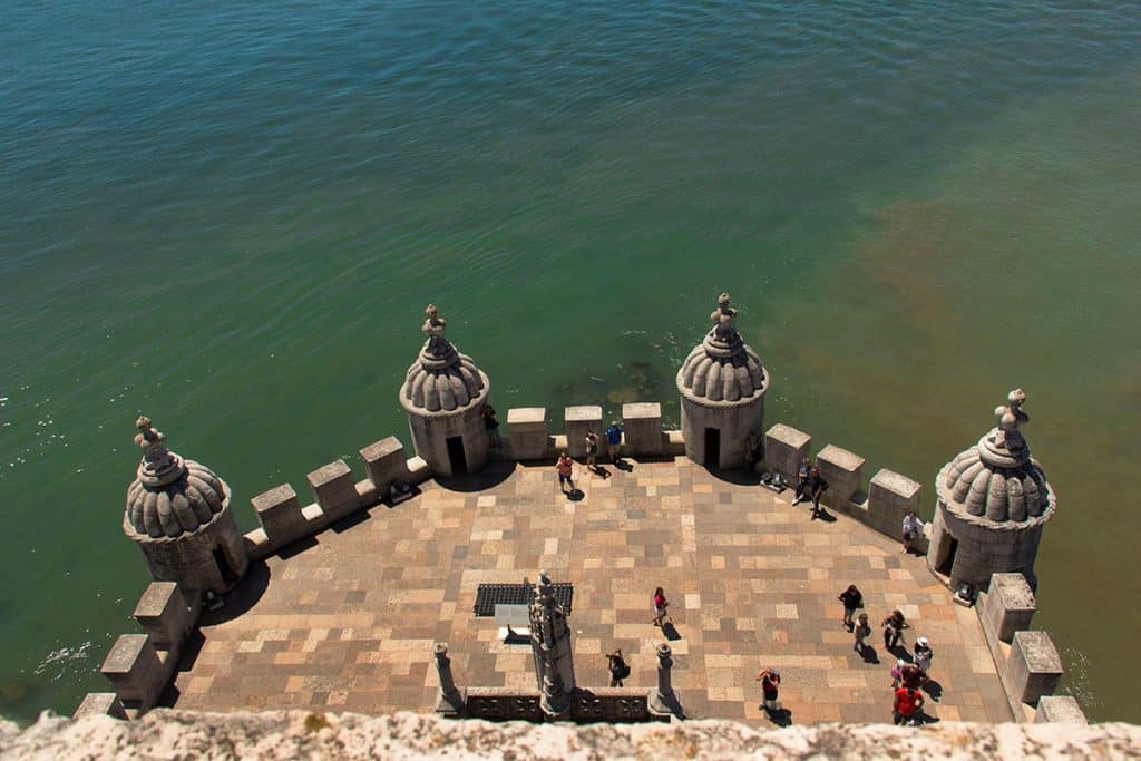 a view from the Belem Tower