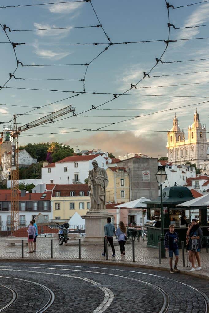 streets of Alfama neighborhood