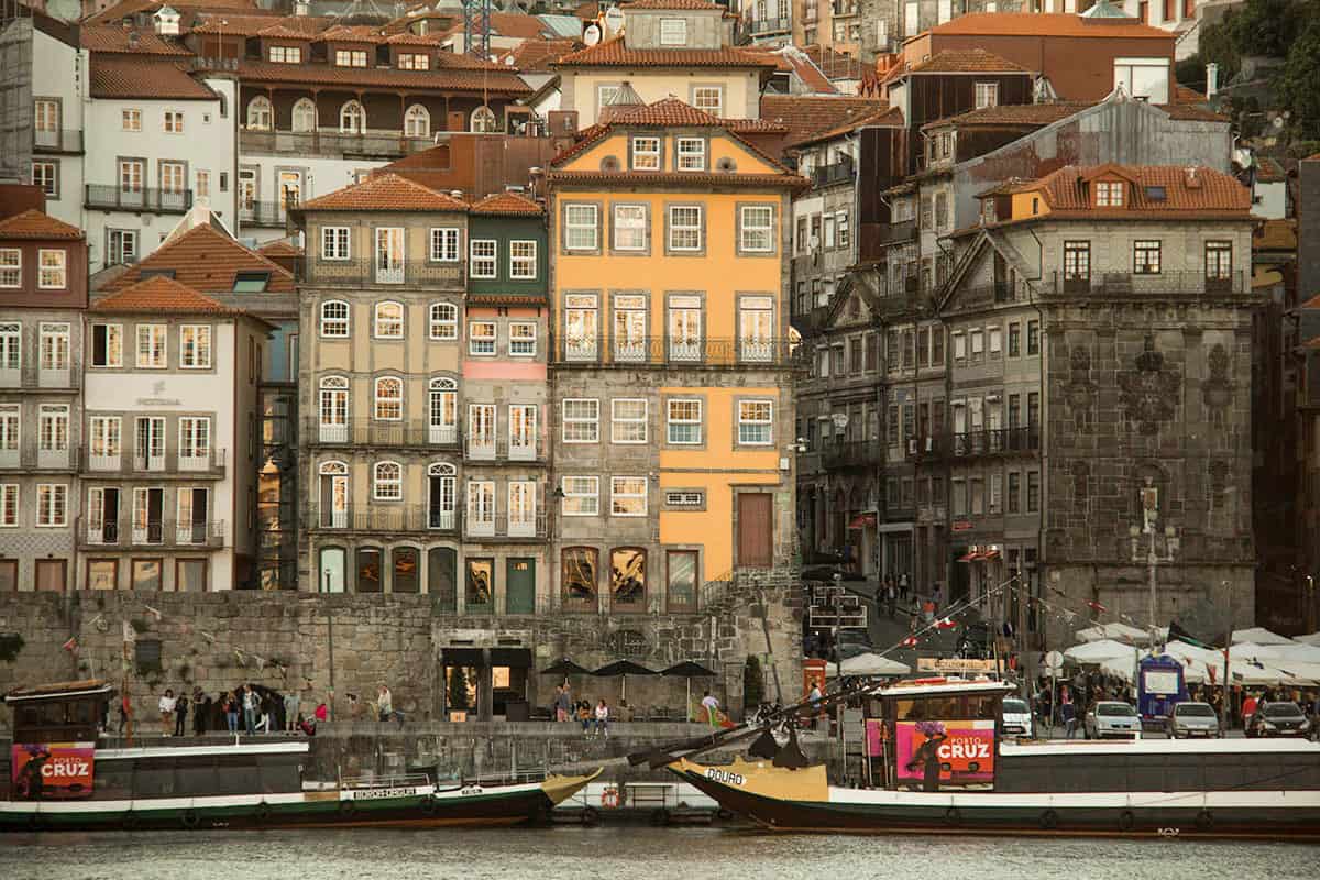 Colorful houses of Ribeira