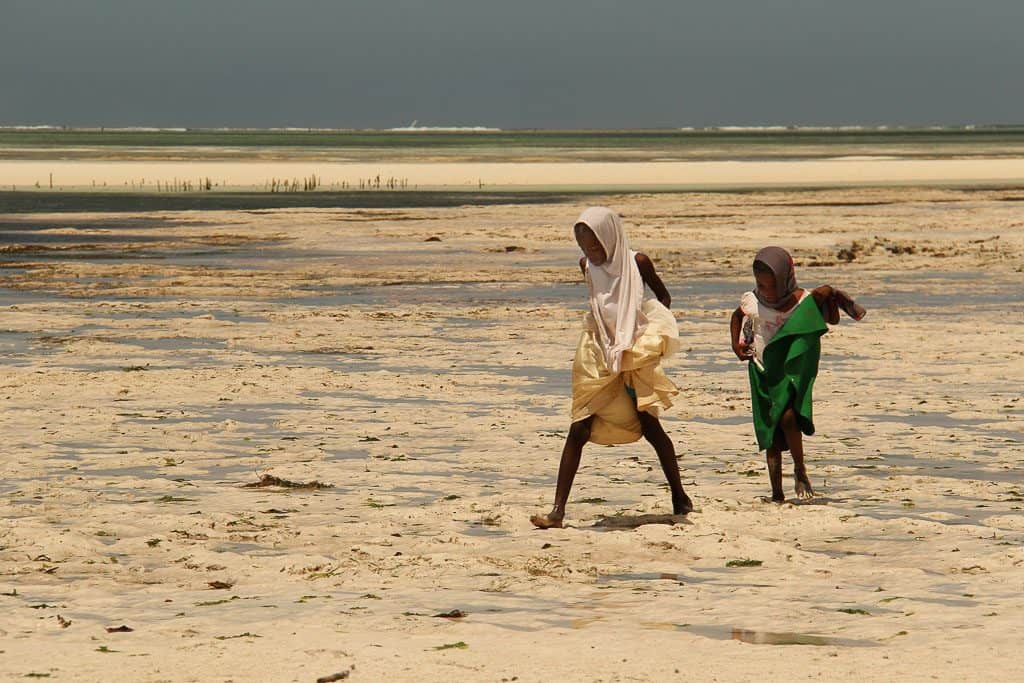 two girls on the beach