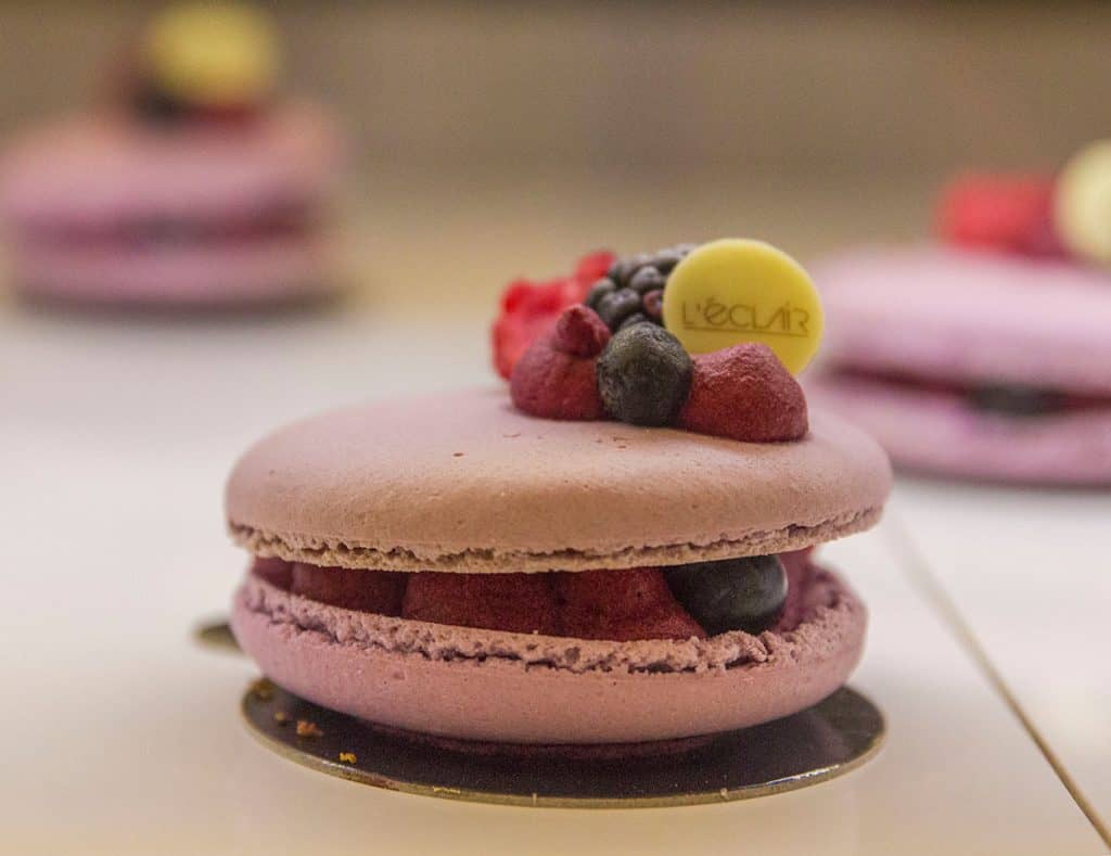 pink macaron