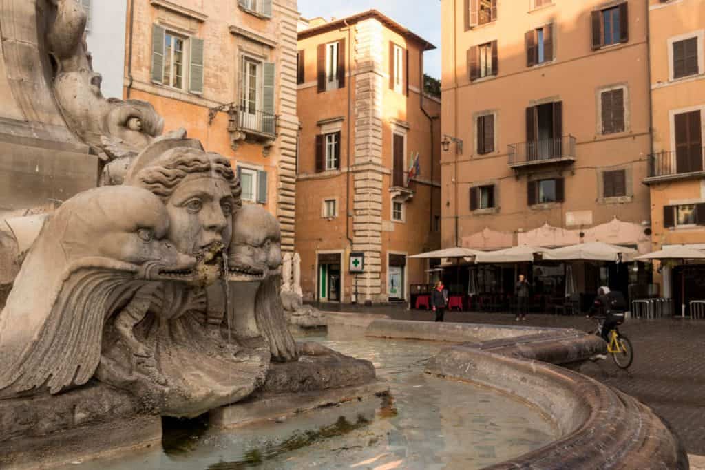 The beautiful Piazza della Rotonda in Rome