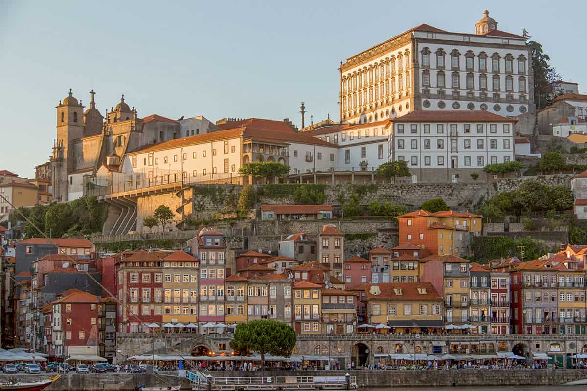 sunset on Ribeira neighborhood