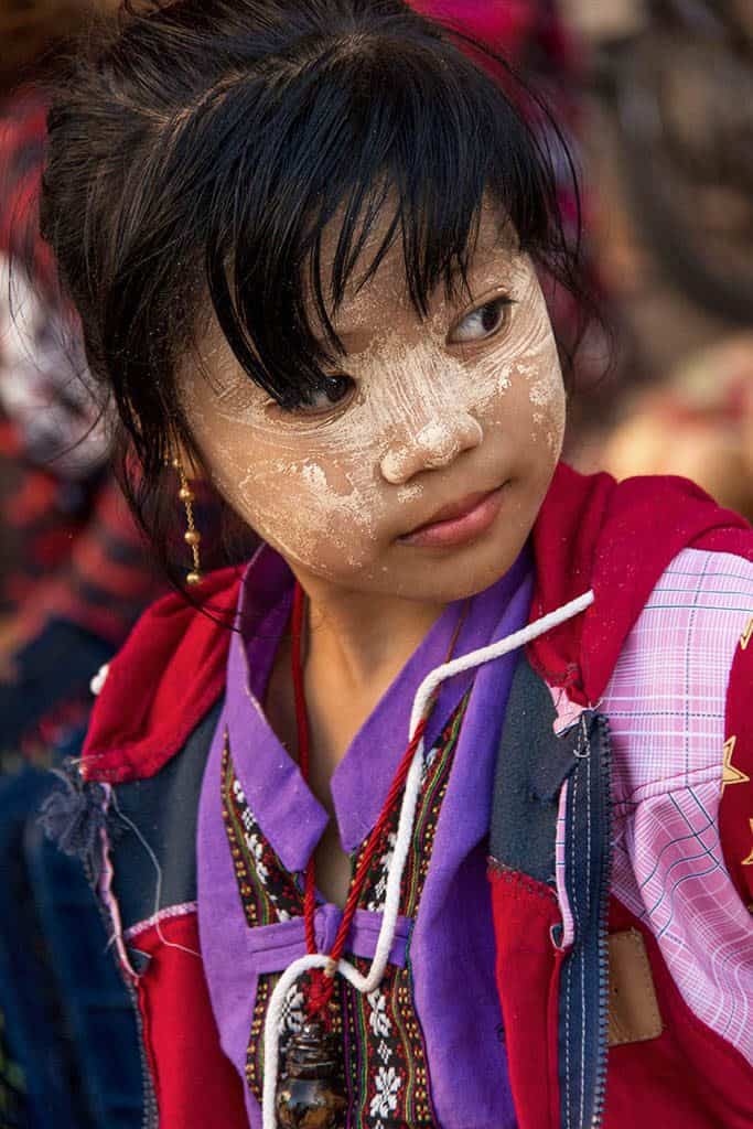 beautiful burmese girl in myanmar