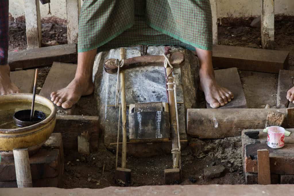 gold leaf industry myanmar burma