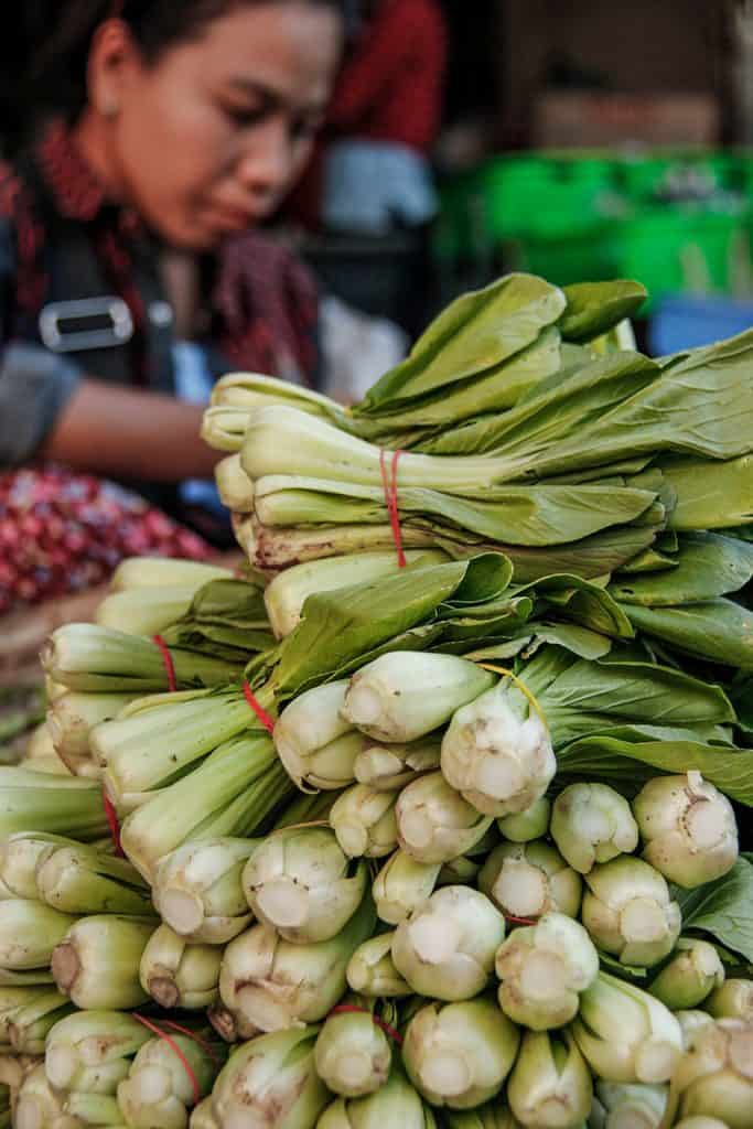 Pile of local vegetable