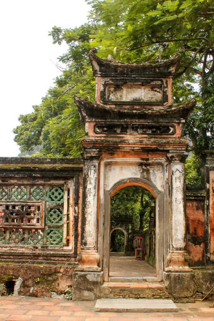 An ancient temple in North Vietnam