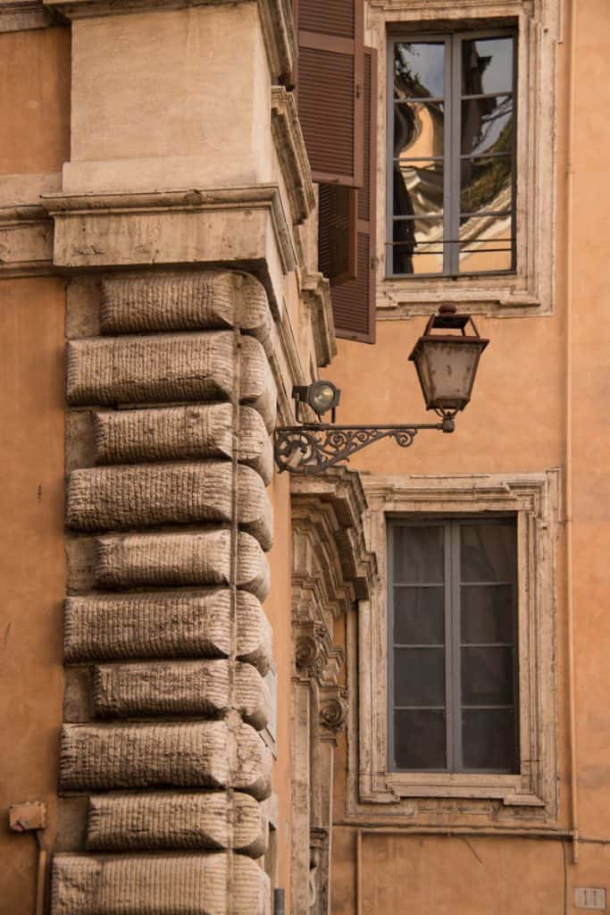 colorful corner in Rome