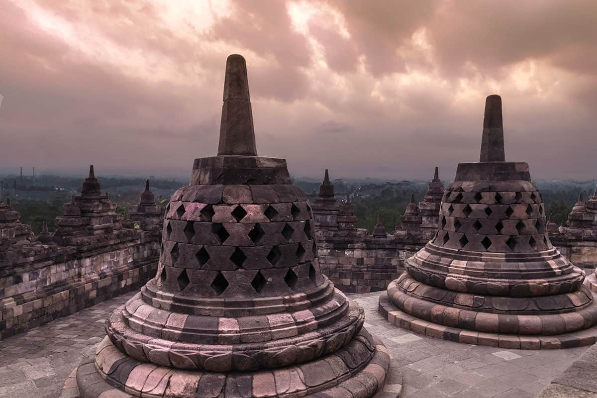 borobudur temple indonesia