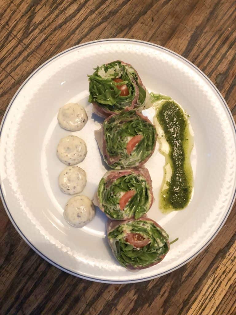 carpaccio roll