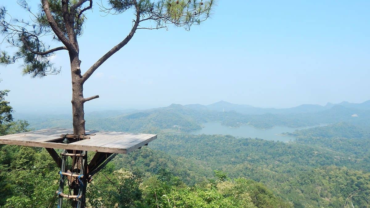 Kalibiru viewpoint near Yogyakarta, Java