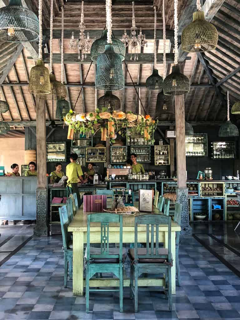 herb library restaurant in bali