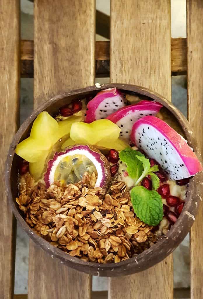 colorful smoothie bowl