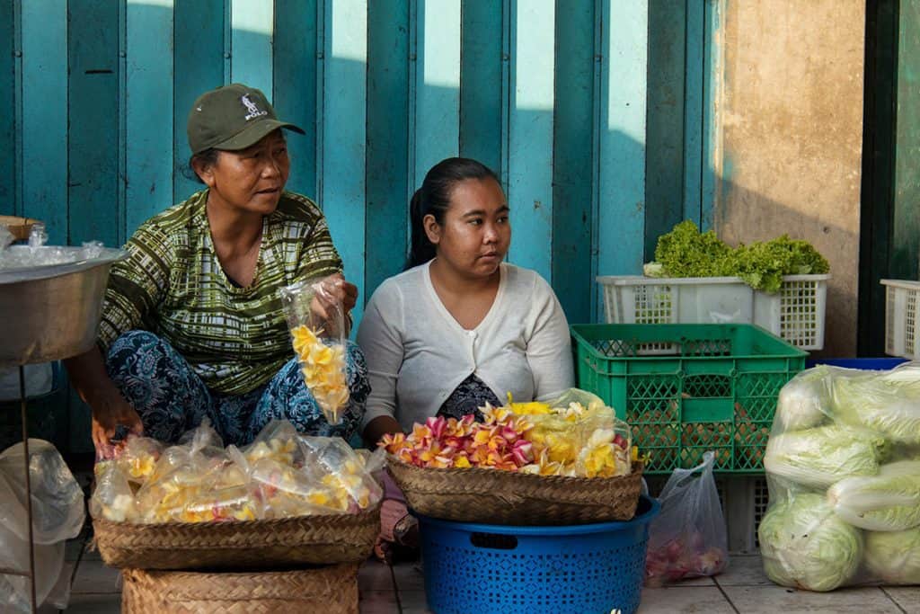 vendors in ubud market