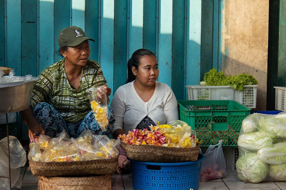 vendors in ubud market