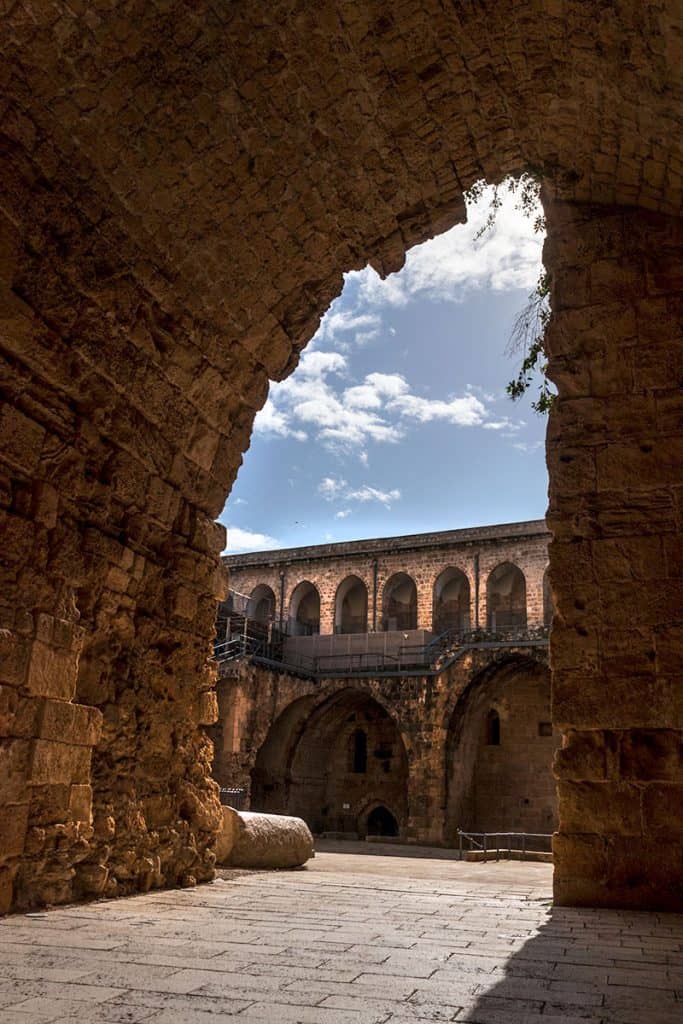 hospitaller fortress courtyard