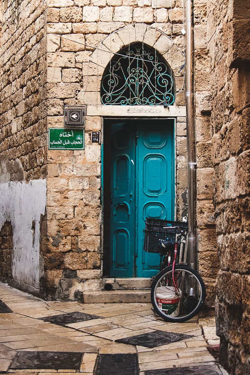 Akko beautiful alleys in Western Galilee