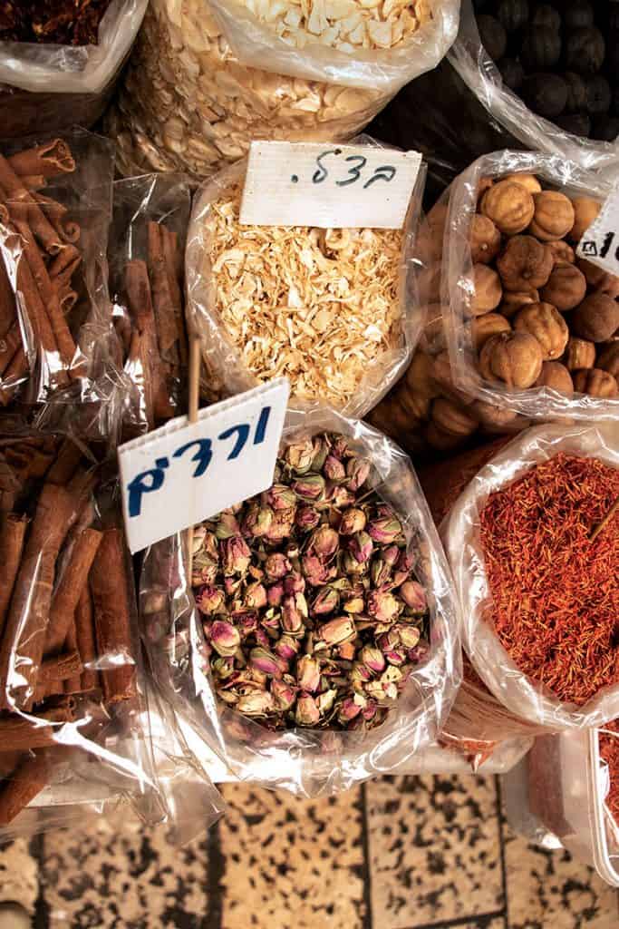 spices at Akko's market