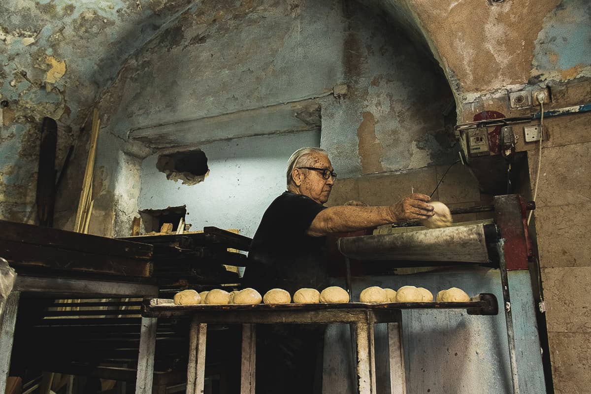 Israel bakery in Akko Israel