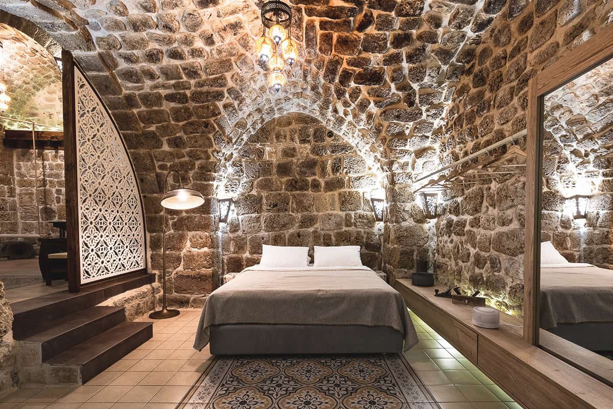 Design Suite with brick walls in Akko Israel