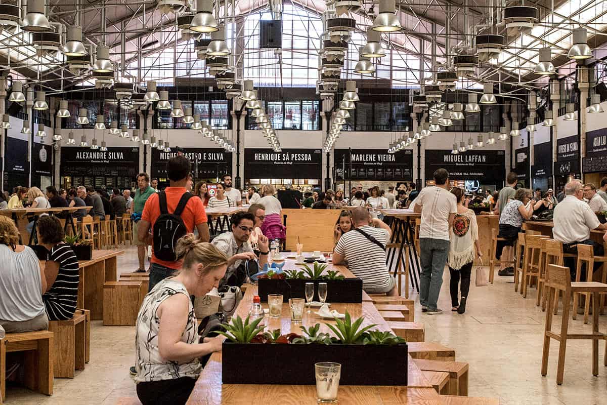 Time Out Market open space in Lisbon