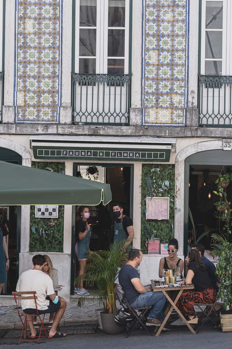 Fauna and flora Coffee shop Lisbon