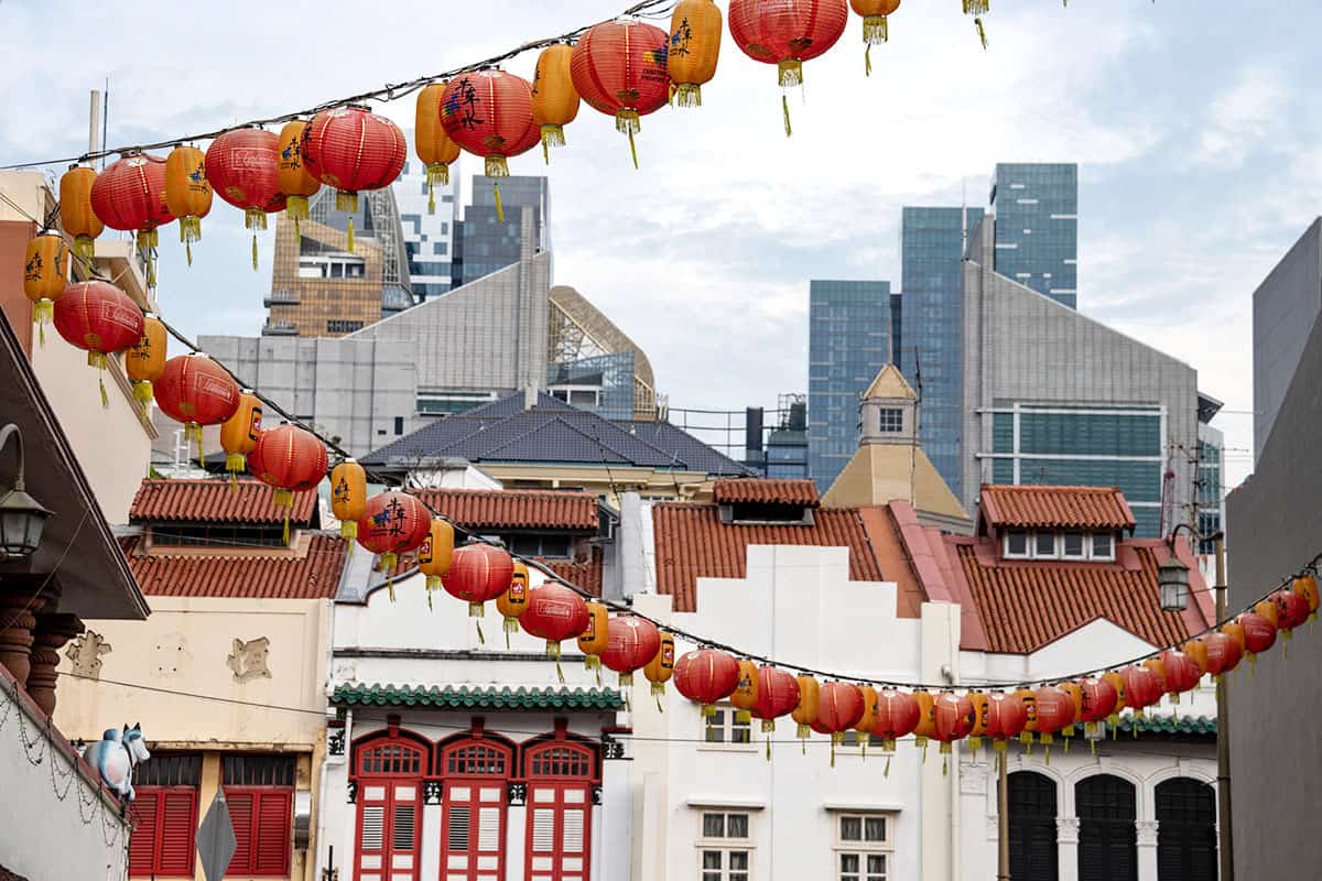 colorful Chinatown Singapore