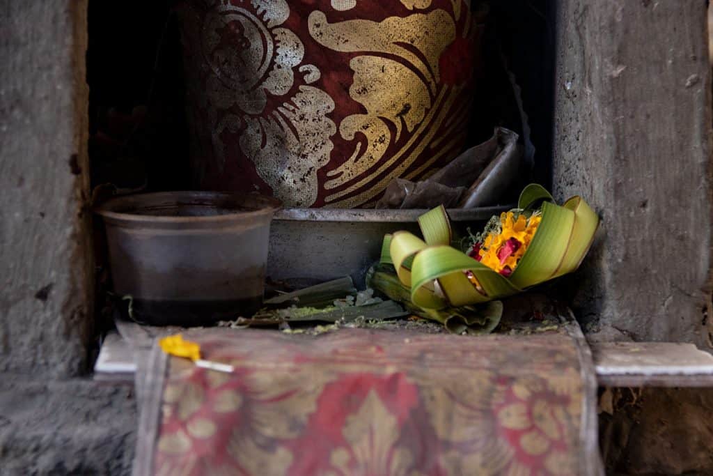Balinese colorful offerings