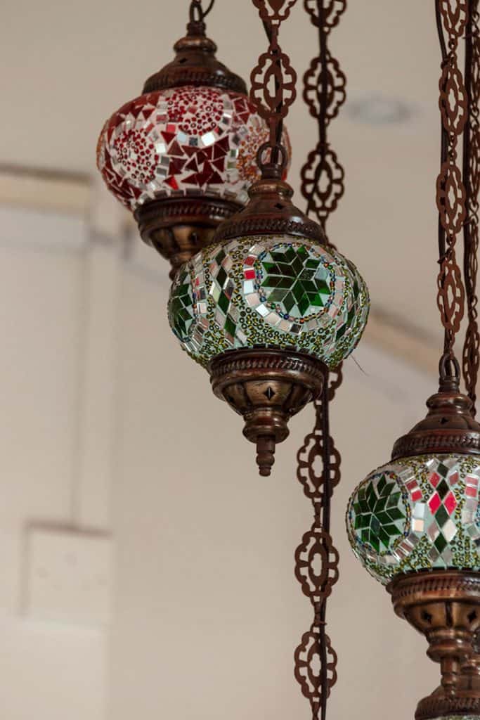 authentic lamps in Arab neighborhood Singapore