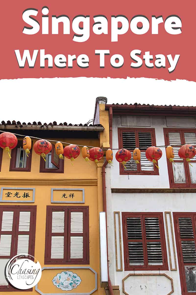 Where to stay in Singapore - colorful houses in Chinatown