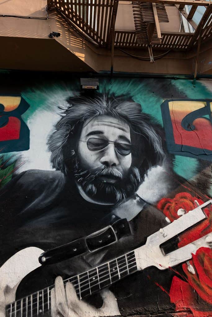 A mural in Haight-Ashbury, San Francisco
