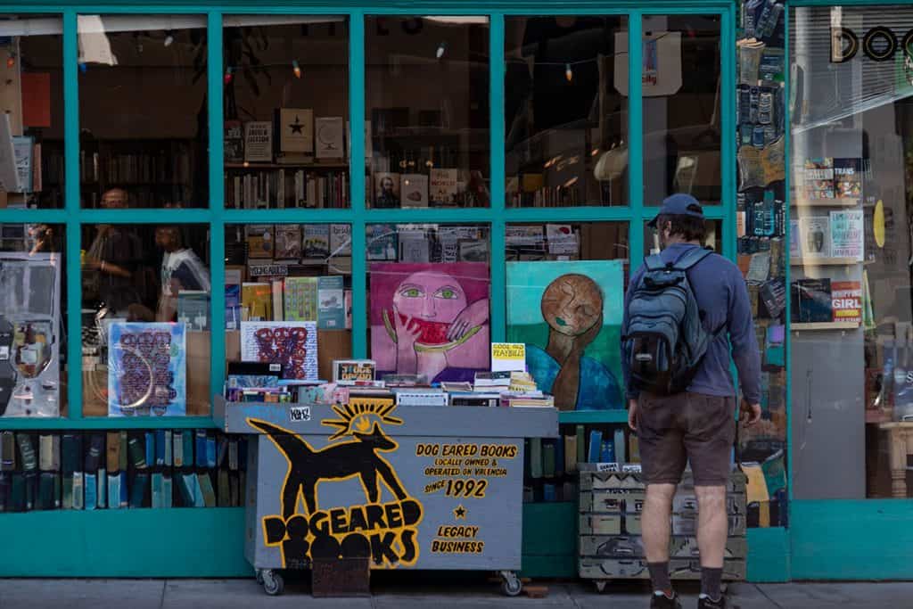 Cool shops in The Mission neighbprhood, San Fran