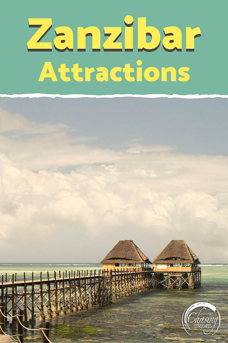 best places to visit in Zanzibar - a beautiful wooden pier in the ocean