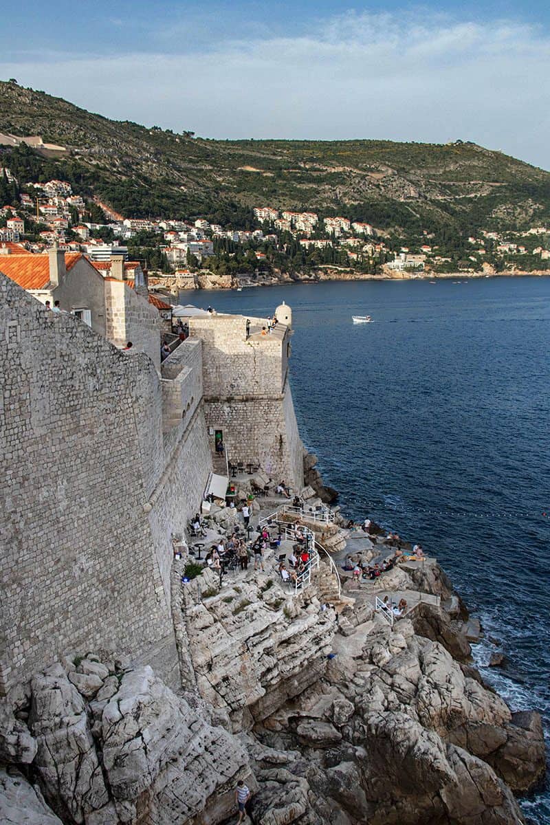 A bar on the our walls of Dubrovnik