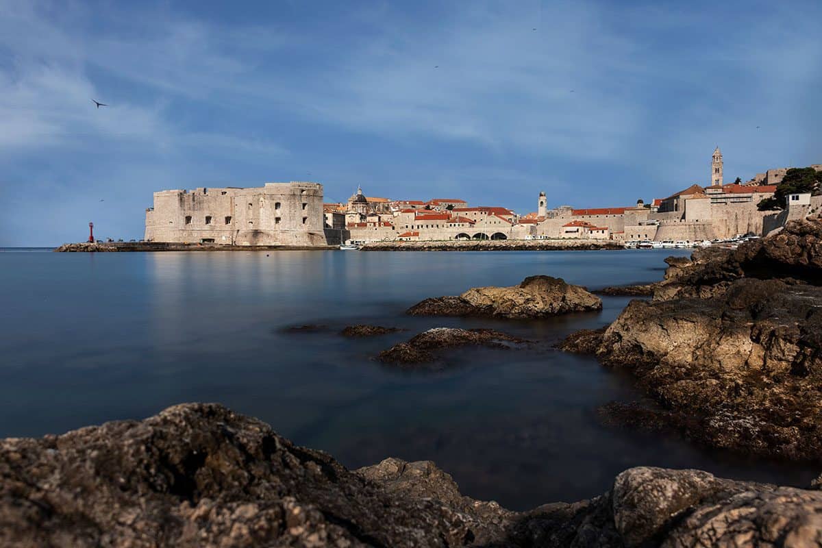 Dubrovnik Old Port from the water