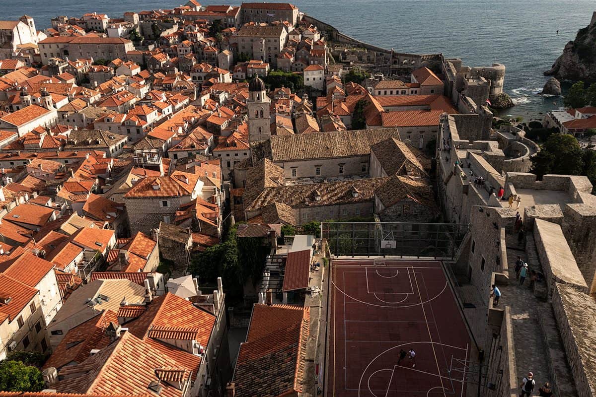 Terracotta rooftops of Dubrovnik, Croatia