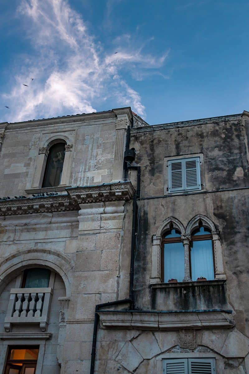 Beautiful architecture in Split's old town