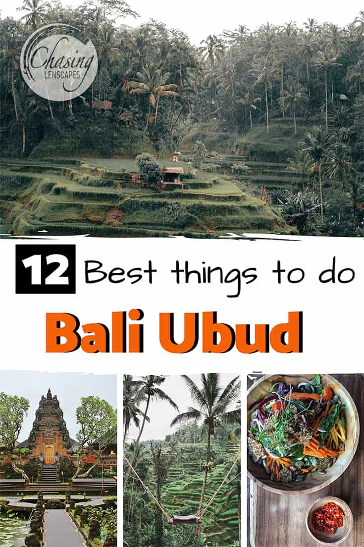 A collection of photos of the best things to do in Ubud Bali