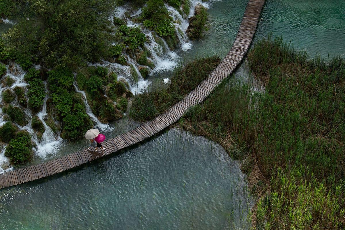 Plitvice national park in Croatia
