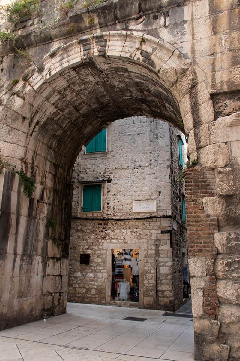 The Golden Gate in Split's old town