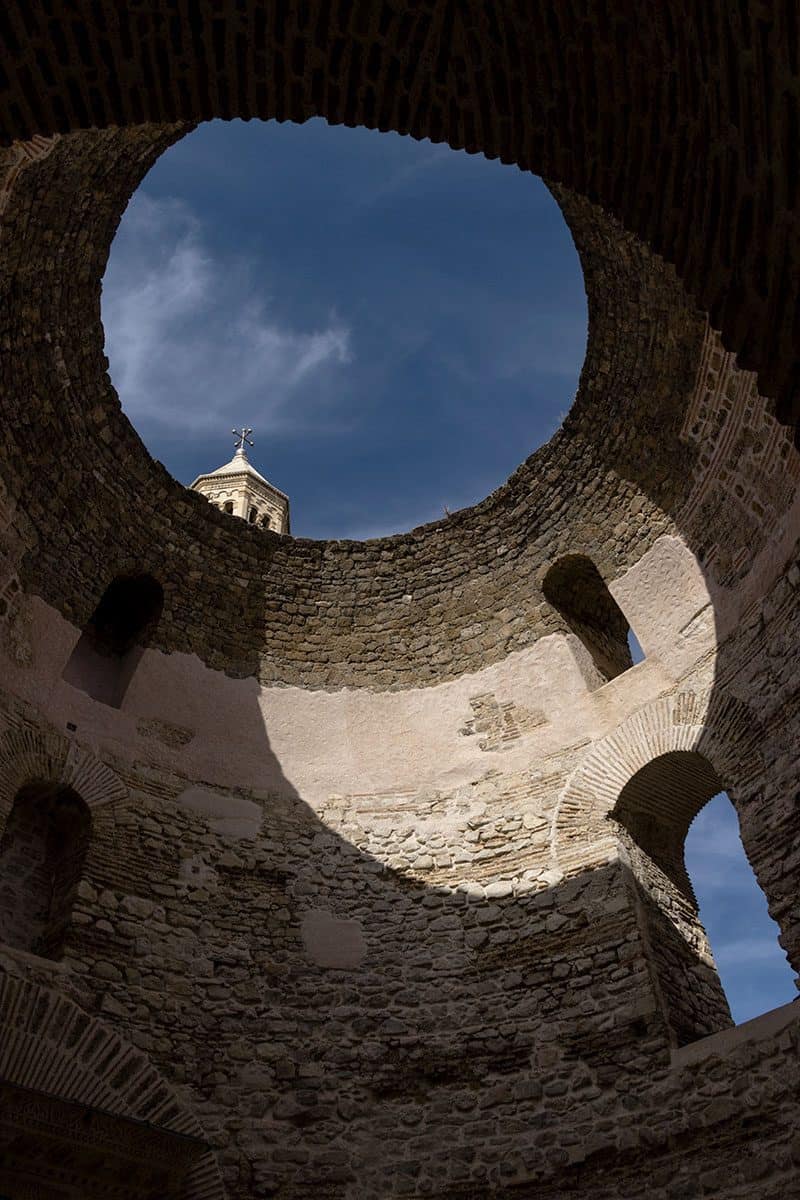 The Vestibule in the Diocletian’s Palace of Split Croatia