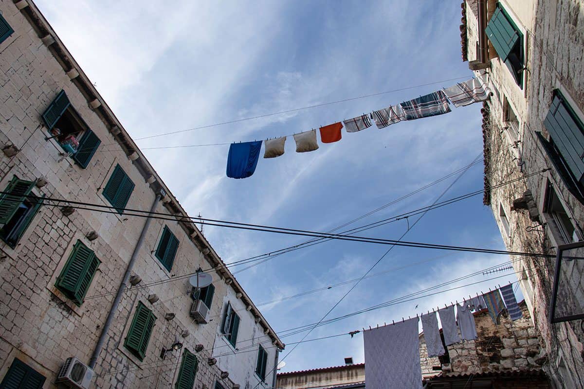 Split's alleys in Croatia