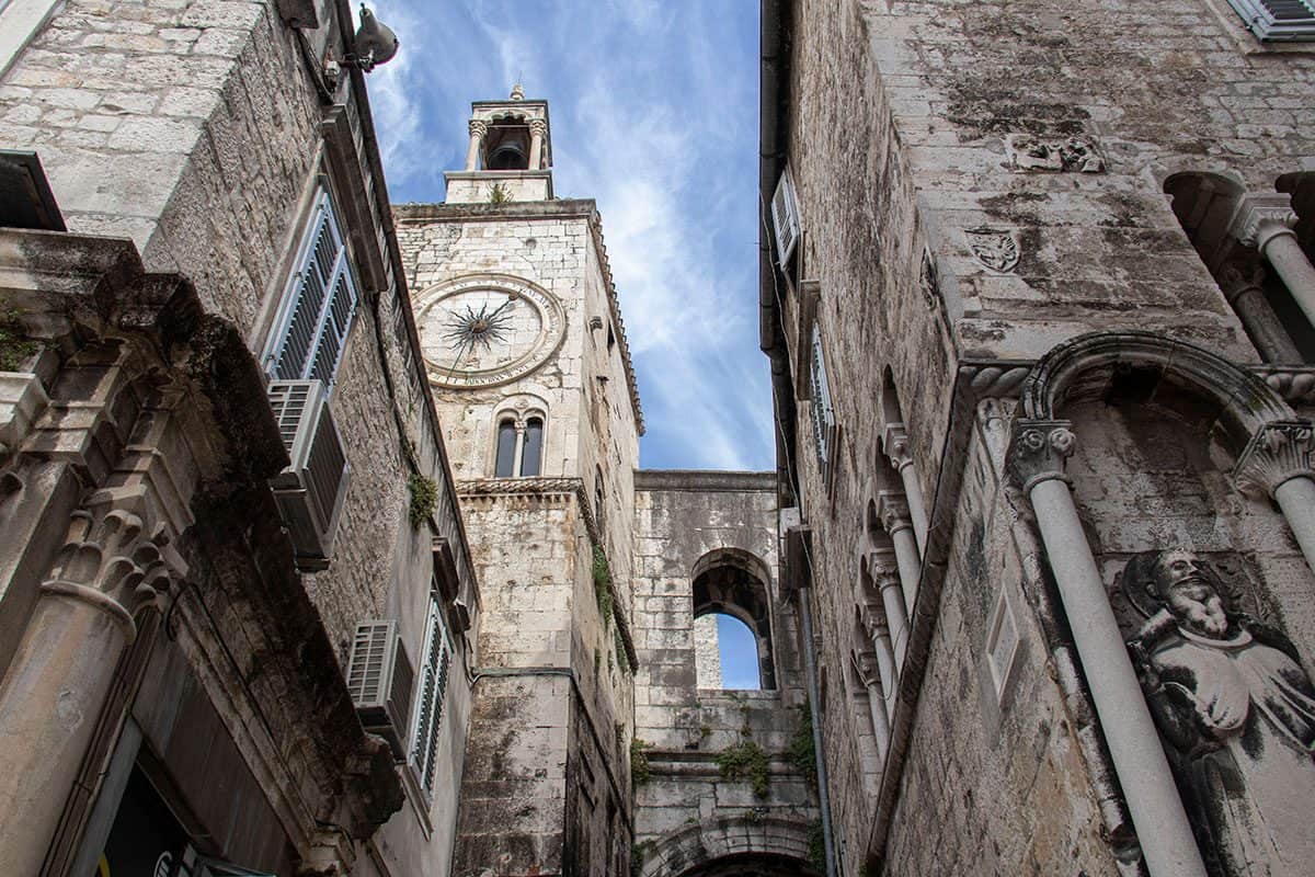 The old town of Split Croatia