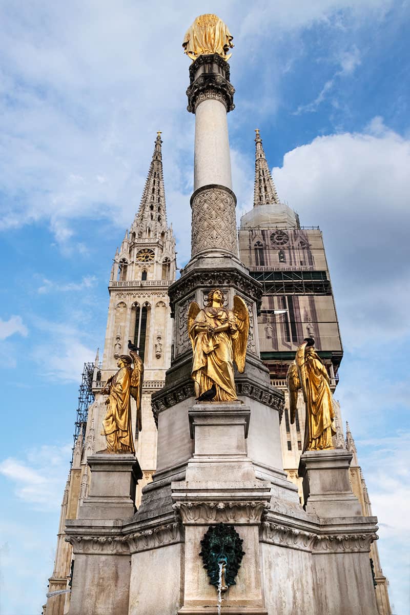 The Cathedral in Zagreb Croatia