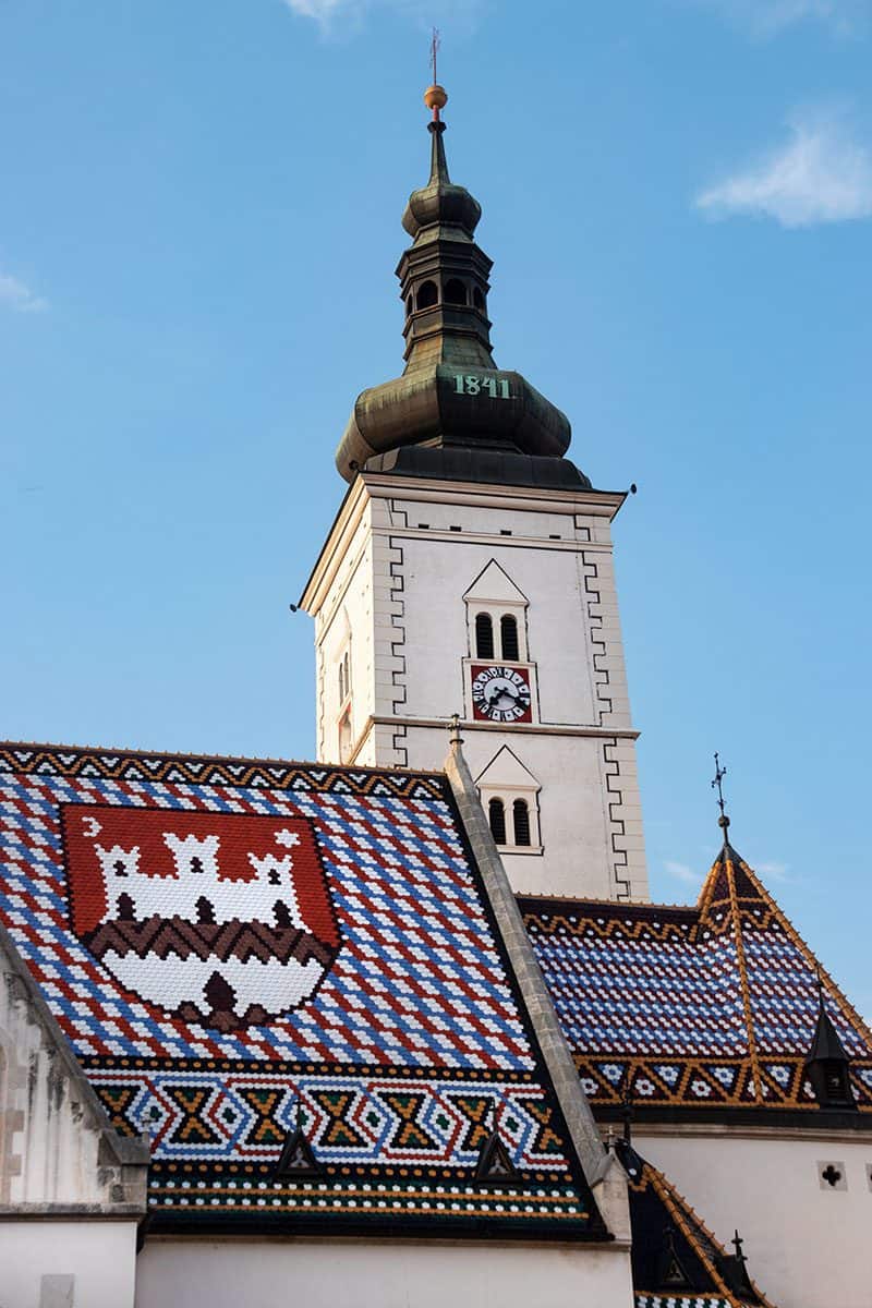 St. Mark’s Church in Zagreb upper town