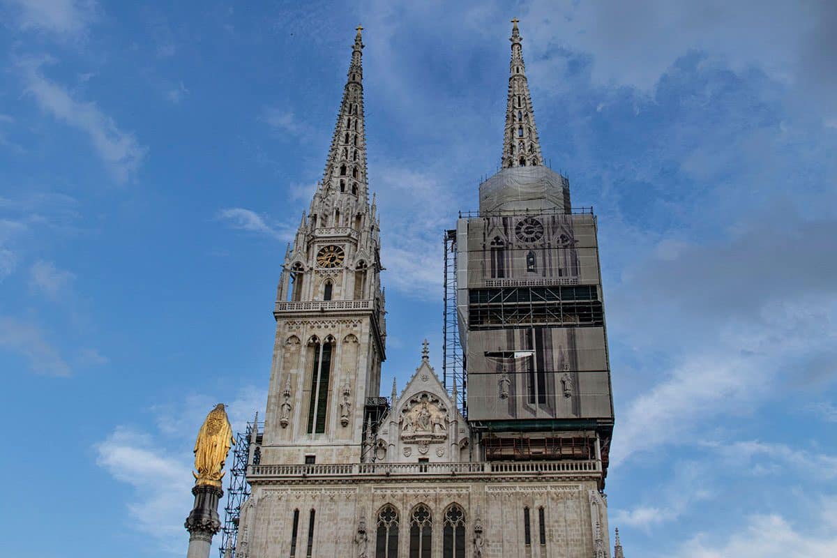 The Cathedral in Zagreb Croatia
